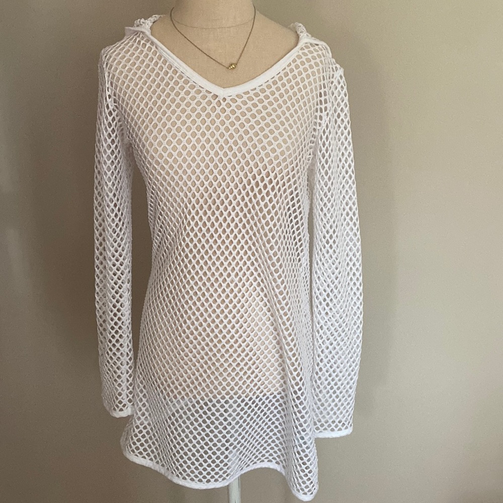 Fishnet Bathing Suit Coverup